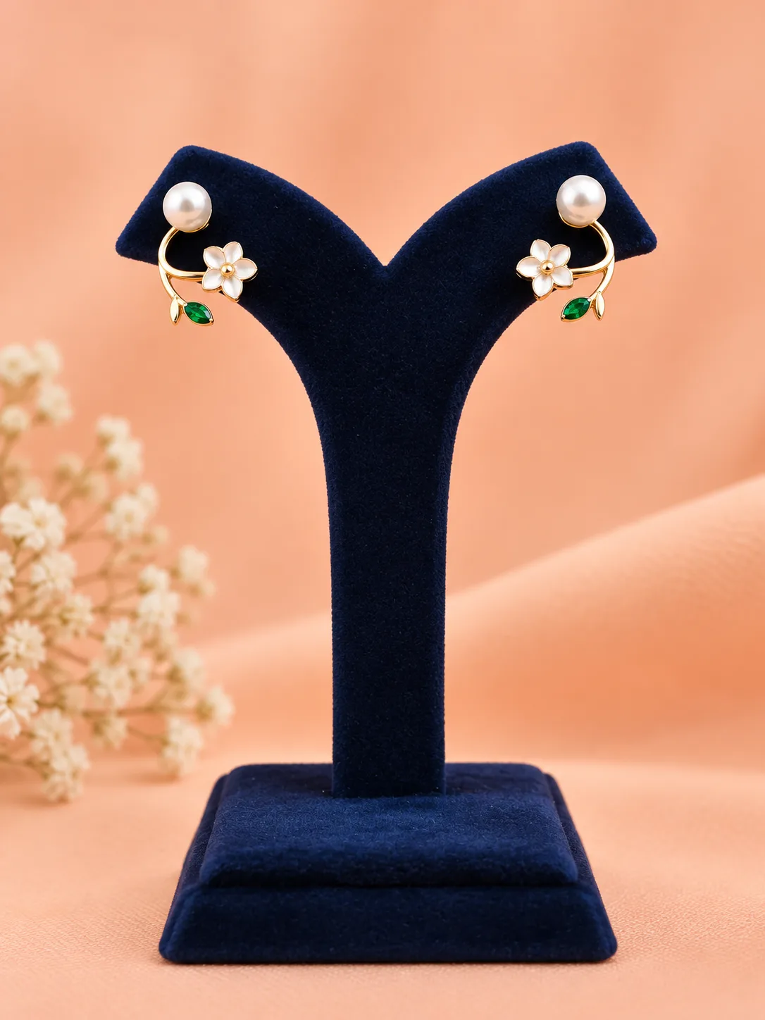 Pearl Blossom Earrings